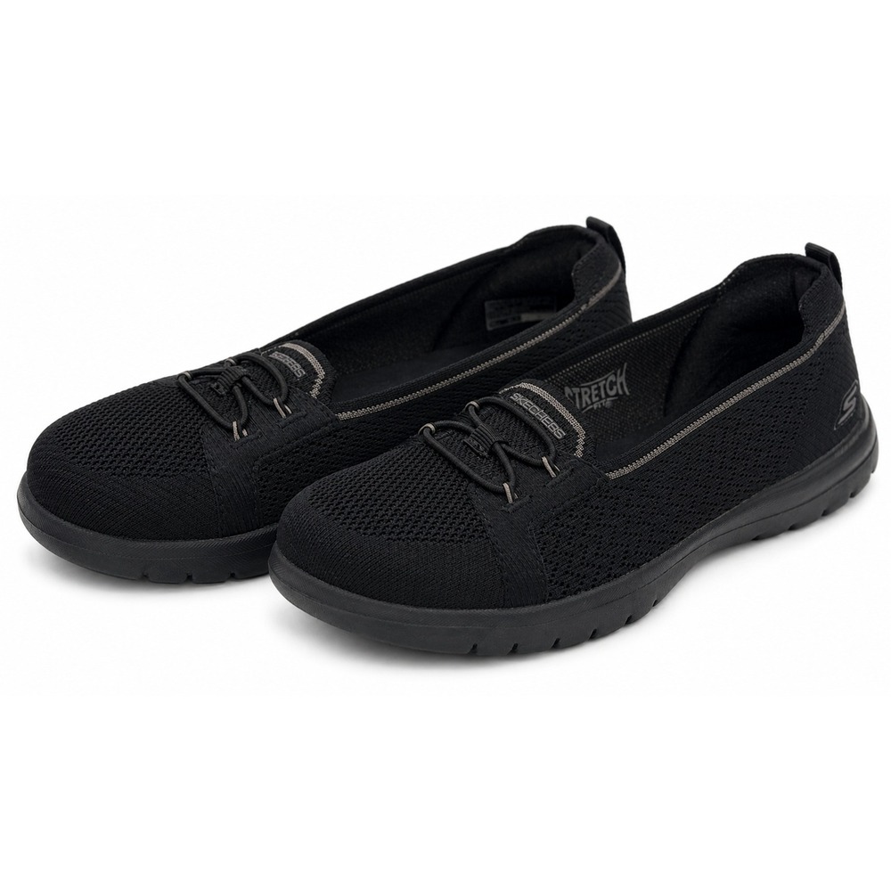Skechers On-the-GO Flex Women's Size 6.5 Black Memory Foam Slip-On Walking Shoes